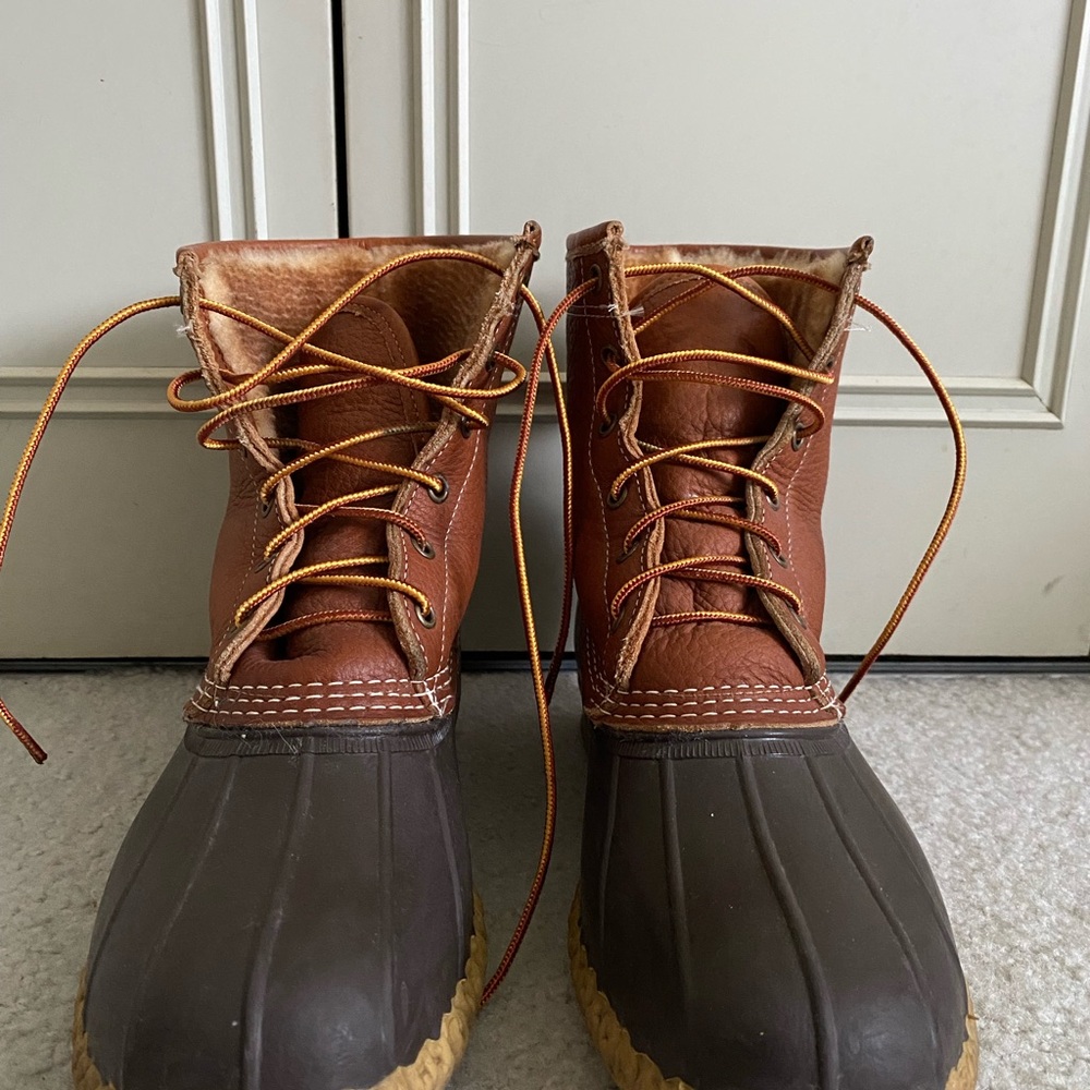 LL Bean Brown Duck Boots